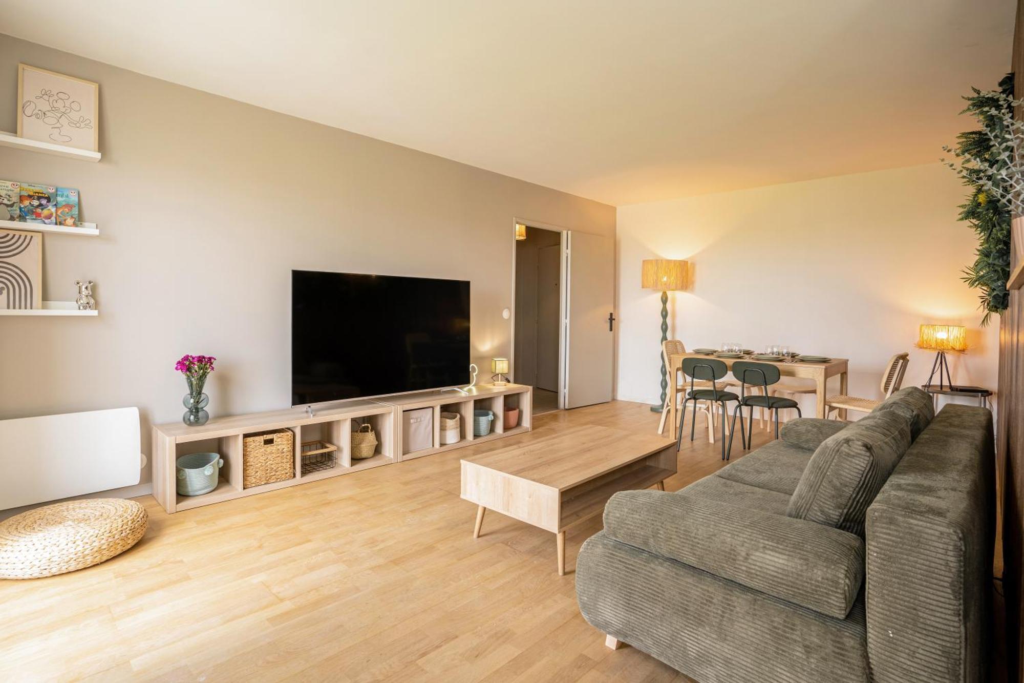 Magic Garden 6 Personnes Parking Prive A 20M Du Rer Apartman Serris Kültér fotó
