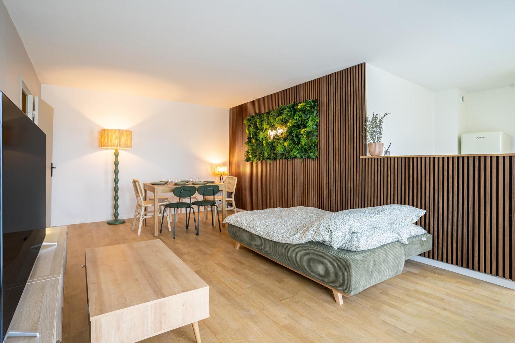 Magic Garden 6 Personnes Parking Prive A 20M Du Rer Apartman Serris Kültér fotó